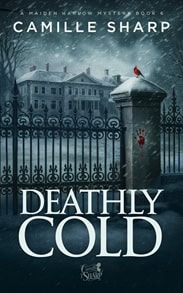 Cover for mystery book Deathly Cold